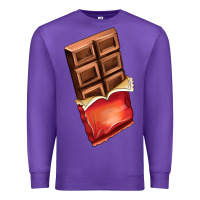 Purple chocolate Premium Sweatshirt - AdoDesignShop