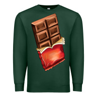 Sports Green chocolate Premium Sweatshirt - AdoDesignShop