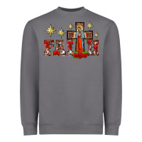 Storm faith our lady of guadalupe cross Heavyweight Sweatshirt - BarkalooDesign