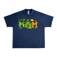 Navy St. Patrick's Day mom Urban Heavy Tee - OliviaCreatesArt