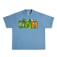 Pebble Blue St. Patrick's Day mom Urban Heavy Tee - OliviaCreatesArt