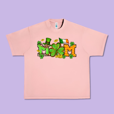 St. Patrick's Day Mom Urban Heavy Tee Designed By Oliviacreatesart
