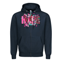 Navy hope with butterfly's Zipper Hoodie - AdoDesignShop