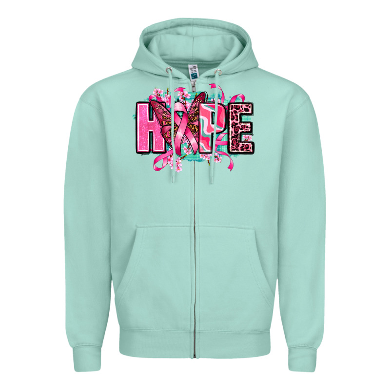 Hope With Butterfly's Zipper Hoodie by AdoDesignShop | Teevron