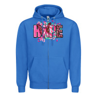 True Royal hope with butterfly's Zipper Hoodie - AdoDesignShop