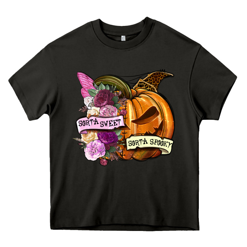 Sorta Sweet Sorta Spooky Heavy Core Tee by NancyCooperArtShop | Teevron