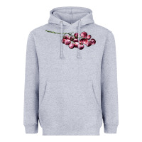 Heather Grey red grape Heavyweight Hoodie - AdoDesignShop