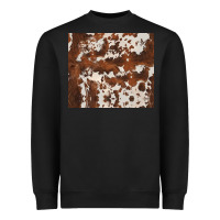 Black brown cowhide Heavyweight Sweatshirt - BarkalooDesign