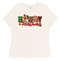 Bone howdy christmas gingerman bread with cowboy Ladies Tee - CowGirlArtShop