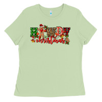 Matcha howdy christmas gingerman bread with cowboy Ladies Tee - CowGirlArtShop