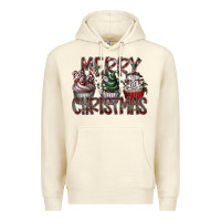 Sandshell Merry Christmas Premium Hoodie - CowhideDigitalArt