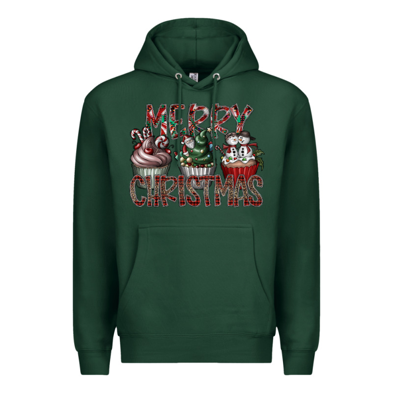 Merry Christmas Premium Hoodie by CowhideDigitalArt | Teevron