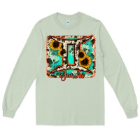Matcha gemini turquoise cowhide Long Sleeve Tee - RanaPortraitStore