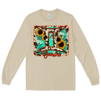 Mushroom gemini turquoise cowhide Long Sleeve Tee - RanaPortraitStore