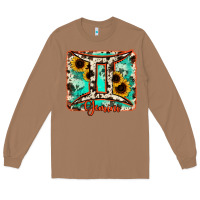 Toasted Coconut gemini turquoise cowhide Long Sleeve Tee - RanaPortraitStore