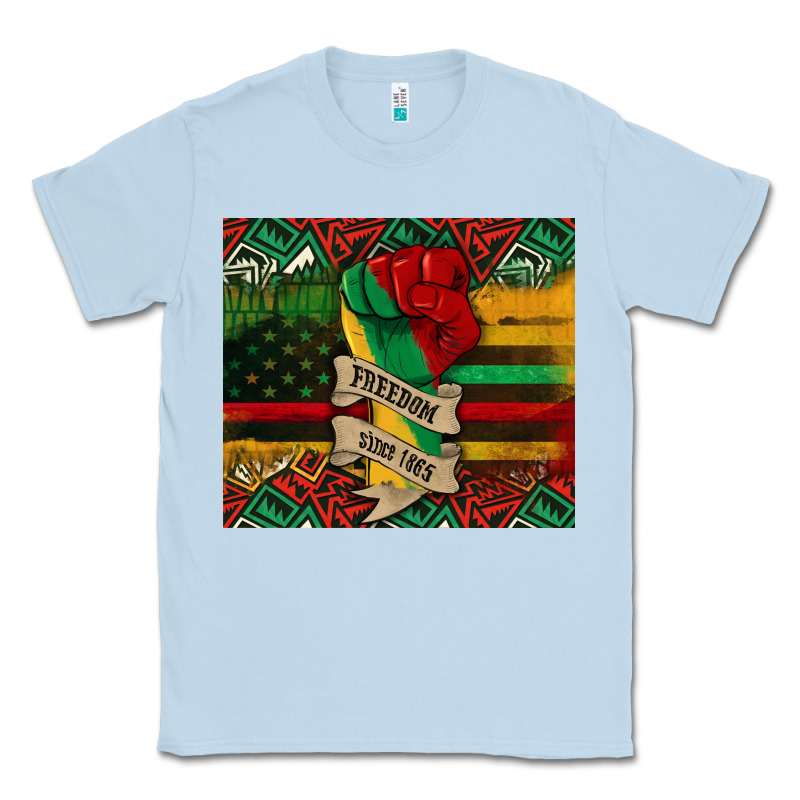 Juneteenth Freedom Since 1865 Classic Tee by CowGirlArtShop | Teevron