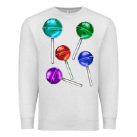 Oatmeal Heather lollipops Premium Sweatshirt - AdoDesignShop