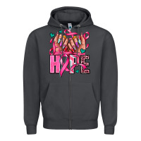 Smoke hope with woman hands Zipper Hoodie - AdoDesignShop