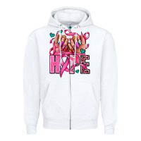 Hope With Woman Hands Zipper Hoodie | Teevron