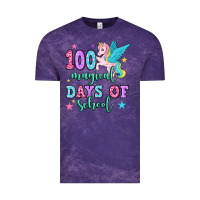 Cloud Purple hundred magical days of school unicorn Vintage Tee - OliviaCreatesArt