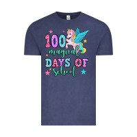 Vintage Denim hundred magical days of school unicorn Vintage Tee - OliviaCreatesArt