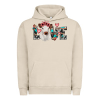 Pigment French Oak calf love Urban Hoodie - JahusDesignShop