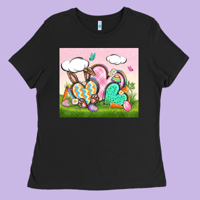 Easter Ladies Tee Designed By Cowgirlartshop