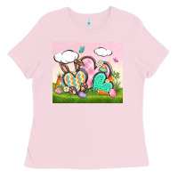 Bubblegum Pink easter Ladies Tee - CowGirlArtShop