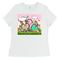 White easter Ladies Tee - CowGirlArtShop