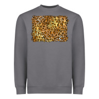 Storm handdrawn leopard pattern yellow Heavyweight Sweatshirt - BarkalooDesign