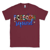 Burgundy freedom squad Classic Tee - Artiststas