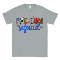Heather Grey freedom squad Classic Tee - Artiststas
