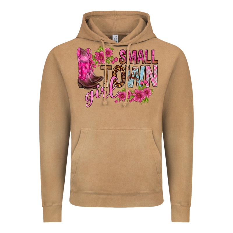 Small Town Girl With Flowers Bbs Vintage Hoodie by BundleAndBundleShop | Teevron