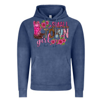Vintage Denim small town girl with flowers bbs Vintage Hoodie - BundleAndBundleShop