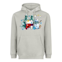 Moon Dust dental christmas teeth and winter with snowman Heavyweight Hoodie - AdoDesignShop