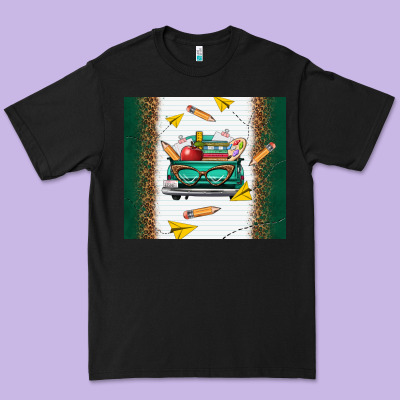 Back To School Truck Premium Tee Designed By Tumblerdesignbyshophia