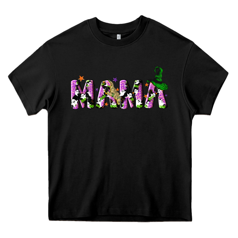 Halloween Spooky Mama Heavy Core Tee by NancyCooperArtShop | Teevron