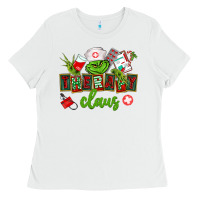 White therapy claus Ladies Tee - CowGirlArtShop