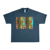 Midnight Navy western brushstrokes Urban Heavy Tee - OliviaCreatesArt