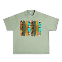 Oil Green western brushstrokes Urban Heavy Tee - OliviaCreatesArt