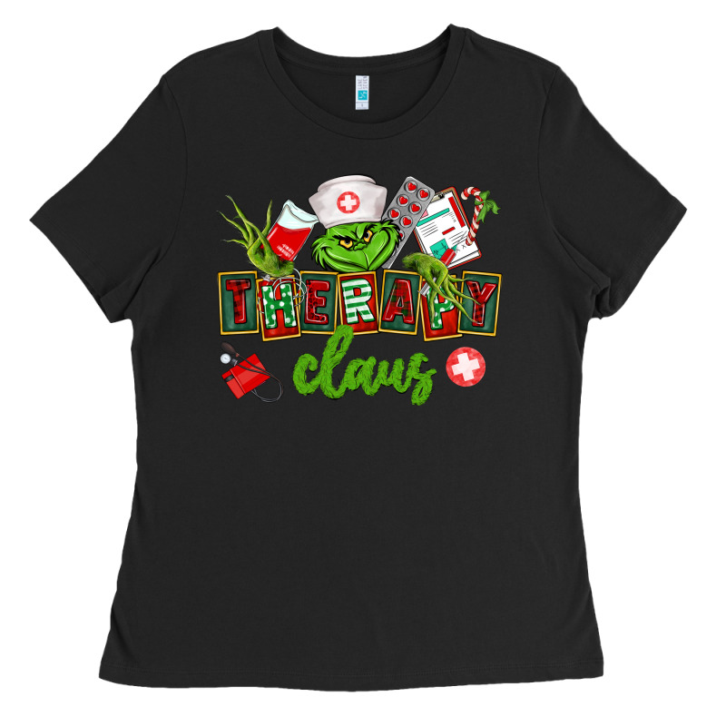 Therapy Claus Ladies Tee by CowGirlArtShop | Teevron