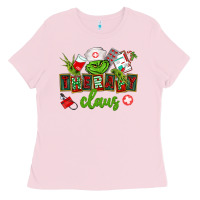 Bubblegum Pink therapy claus Ladies Tee - CowGirlArtShop