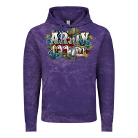 Cloud Purple Army mom Mother's Day Vintage Hoodie - FaDigitalArtStudio