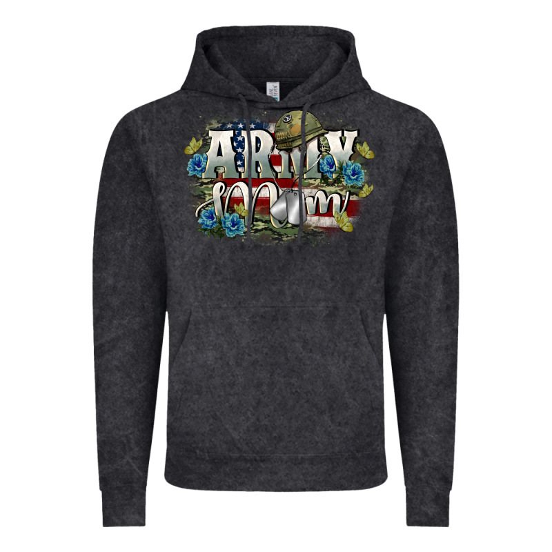 Army Mom Mother's Day Vintage Hoodie by FaDigitalArtStudio | Teevron