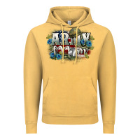 Vintage Mustard Army mom Mother's Day Vintage Hoodie - FaDigitalArtStudio