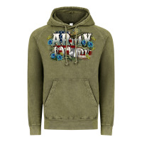 Vintage Olive Army mom Mother's Day Vintage Hoodie - FaDigitalArtStudio
