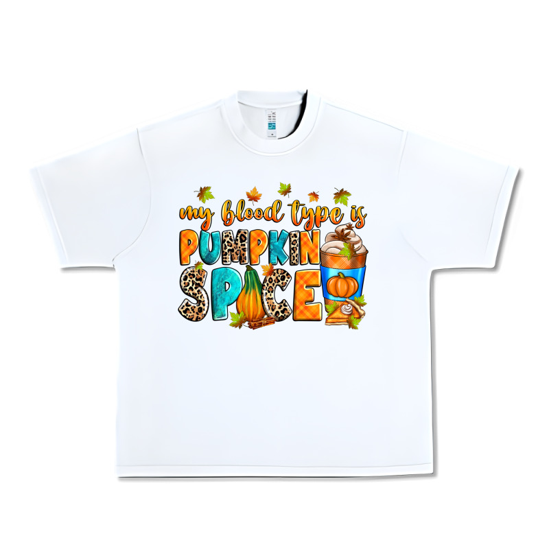 My Blood Type Is Pumpkin Spice Urban Heavy Tee by RanaPortraitStore | Teevron