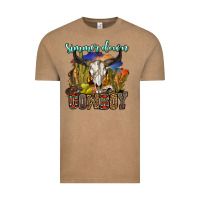 Vintage Coffee simmer down cowboy Vintage Tee - OliviaCreatesArt