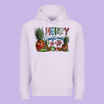 Merry Christmas Premium Hoodie Designed By Cowhidedigitalart