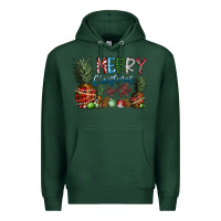 Sports Green Merry Christmas Premium Hoodie - CowhideDigitalArt